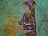 Girl in Violet 1989 Limited Edition Print by Zhou Ling - 1