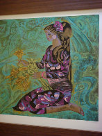 Girl in Violet 1989 Limited Edition Print by Zhou Ling - 1 Girl in Violet 1989 Limited Edition Print by Zhou Ling - 1
