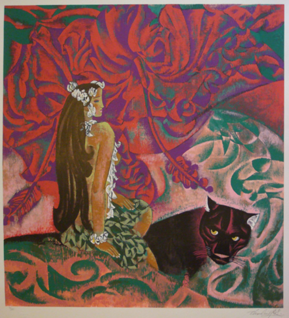 Black Panther 1989 39x37 Super Huge Limited Edition Print by Zhou Ling Black Panther 1989 39x37 Super Huge Limited Edition Print by Zhou Ling