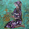 Girl in Violet 1989 Limited Edition Print by Zhou Ling - 2