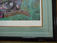 Girl in Violet 1989 Limited Edition Print by Zhou Ling - 2 Girl in Violet 1989 Limited Edition Print by Zhou Ling - 2