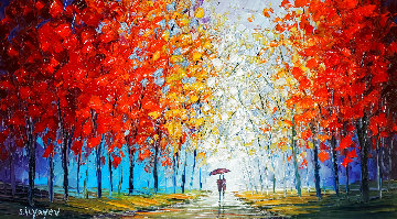 Warmed By Your Love 2015 26x40 Original Painting - Slava Ilyayev Warmed By Your Love 2015 26x40 Original Painting - Slava Ilyayev