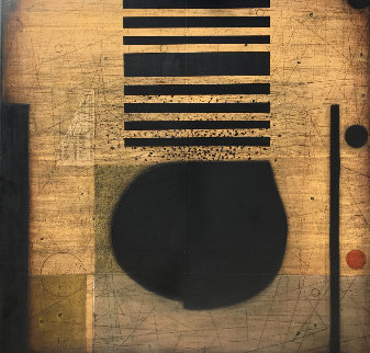 Bembe 2004 48x48 Original Painting - Emilio Lobato Bembe 2004 48x48 Original Painting - Emilio Lobato