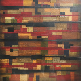 Promesas Y Babalaoes 2004 48x48 Super Huge Original Painting - Emilio Lobato Promesas Y Babalaoes 2004 48x48 Super Huge Original Painting - Emilio Lobato
