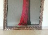Lady in Red Dress 2003 52x40 - Huge Original Painting by Taras Loboda - 3