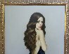Girl in Blue 2001 53x37 Original Painting by Taras Loboda - 2 Girl in Blue 2001 53x37 Original Painting by Taras Loboda - 2