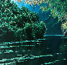 Emerald Pond 43x80 - Huge Mural Size Original Painting by Taras Loboda - 1