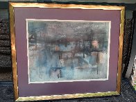 Untitled Watercolor 1959 23x27 Watercolor by Michael Loew - 1 Untitled Watercolor 1959 23x27 Watercolor by Michael Loew - 1