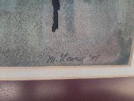 Untitled Watercolor 1959 23x27 Watercolor by Michael Loew - 4 Untitled Watercolor 1959 23x27 Watercolor by Michael Loew - 4