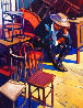 Antique Chairs Barcelona 1988 Original Painting by Ramon Lombarte - 0