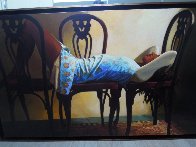 Yes Possible 1995 41x67 Super Huge Original Painting by Ramon Lombarte - 10 Yes Possible 1995 41x67 Super Huge Original Painting by Ramon Lombarte - 10