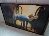 Yes Possible 1995 41x67 Super Huge Original Painting by Ramon Lombarte - 2 Yes Possible 1995 41x67 Super Huge Original Painting by Ramon Lombarte - 2