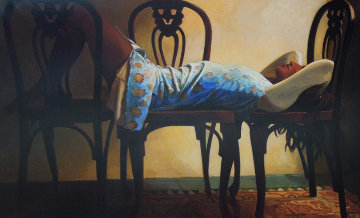 Yes Possible 1995 41x67 Super Huge Original Painting - Ramon Lombarte Yes Possible 1995 41x67 Super Huge Original Painting - Ramon Lombarte