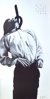 Men in the Cities Lithograph / Poster 1994 Limited Edition Print - Robert Longo