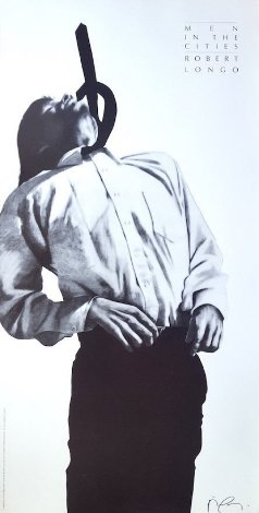 Men in the Cities Lithograph / Poster 1994 HS Limited Edition Print - Robert Longo