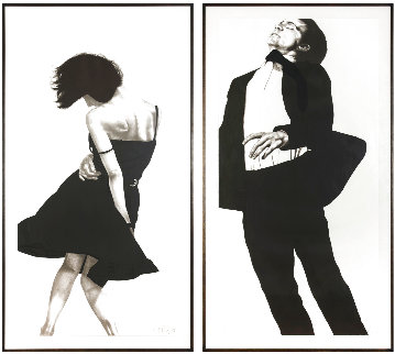 Meryl And Jonathan, From Men in the Cities (2 Lithographs) Limited Edition Print - Robert Longo