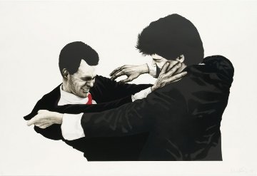 Frank and Glen 1991 45x60 Super Huge Limited Edition Print - Robert Longo Frank and Glen 1991 45x60 Super Huge Limited Edition Print - Robert Longo