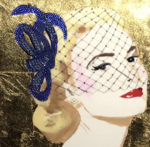 Grace Kelly 2017 12x12 Original Painting - Ashley Longshore