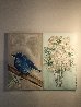 Bluebird and White Roses 2008 30x36 Original Painting by Ashley Longshore - 1