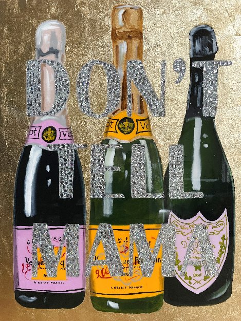 Don't Tell Mama 2017 60x48 Huge Original Painting - Ashley Longshore