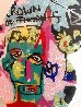 Basquiat Butterfly Acrylic Sculpture 2019 12x12 Sculpture by Ashley Longshore - 3