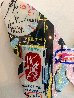 Basquiat Butterfly Acrylic Sculpture 2019 12x12 Sculpture by Ashley Longshore - 4
