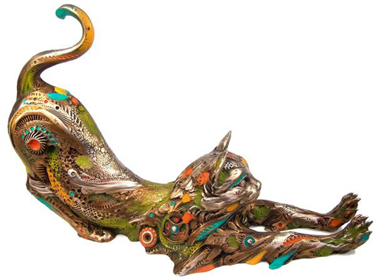 Gatin Cat Bronze Sculpture 2016 11 in Sculpture by Nano Lopez Gatin Cat Bronze Sculpture 2016 11 in Sculpture by Nano Lopez