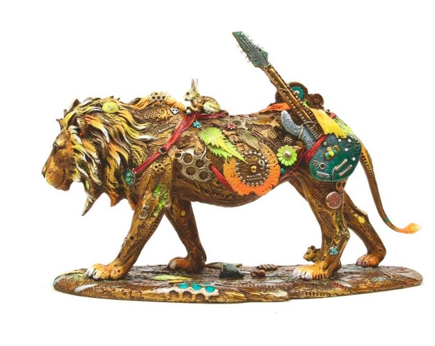Leonardo Bronze Sculpture 2018 9 in with Giclee Sculpture by Nano Lopez Leonardo Bronze Sculpture 2018 9 in with Giclee Sculpture by Nano Lopez
