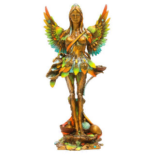 Maria And the Seeds Bronze Sculpture (Small) 2016 12 in Sculpture - Nano Lopez Maria And the Seeds Bronze Sculpture (Small) 2016 12 in Sculpture - Nano Lopez