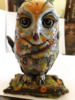 Samuel (Owl) Bronze Sculpture 2005 5 in Sculpture - Nano Lopez Samuel (Owl) Bronze Sculpture 2005 5 in Sculpture - Nano Lopez