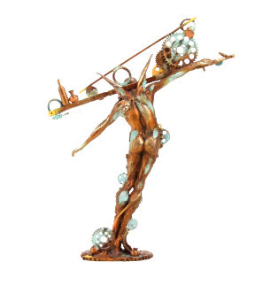 Man Balance (Small) Bronze Sculpture 2016 13 in Sculpture - Nano Lopez Man Balance (Small) Bronze Sculpture 2016 13 in Sculpture - Nano Lopez