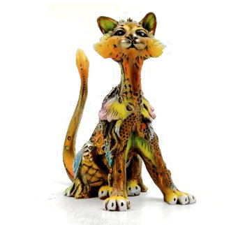 Sally (Small Cat) Bronze Sculpture 2015 5 in Sculpture - Nano Lopez Sally (Small Cat) Bronze Sculpture 2015 5 in Sculpture - Nano Lopez