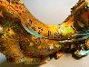 Catfish Lily Bronze Sculpture 2016 17 in - Medium Sculpture by Nano Lopez - 5