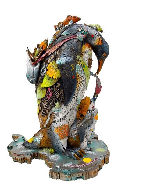 Lea and Logan - Large Bronze Sculpture 2023 15 in Sculpture - Nano Lopez