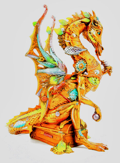 Davian Bronze Sculpture 20 in - Huge by Nano Lopez