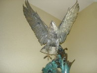 Majestic Spirit Silver and Bronze Sculpture 1987 34 in Sculpture by Lorenzo Ghiglieri - 2 Majestic Spirit Silver and Bronze Sculpture 1987 34 in Sculpture by Lorenzo Ghiglieri - 2