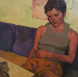 Untitled Painting 21x21 Original Painting - Joseph Lorusso Untitled Painting 21x21 Original Painting - Joseph Lorusso