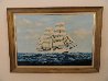 USCG Cutter Eagle 1982 29x41 Original Painting by Richard K. Loud - 1 USCG Cutter Eagle 1982 29x41 Original Painting by Richard K. Loud - 1