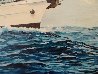 USCG Cutter Eagle 1982 29x41 Original Painting by Richard K. Loud - 5 USCG Cutter Eagle 1982 29x41 Original Painting by Richard K. Loud - 5