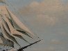 USCG Cutter Eagle 1982 29x41 Original Painting by Richard K. Loud - 9 USCG Cutter Eagle 1982 29x41 Original Painting by Richard K. Loud - 9