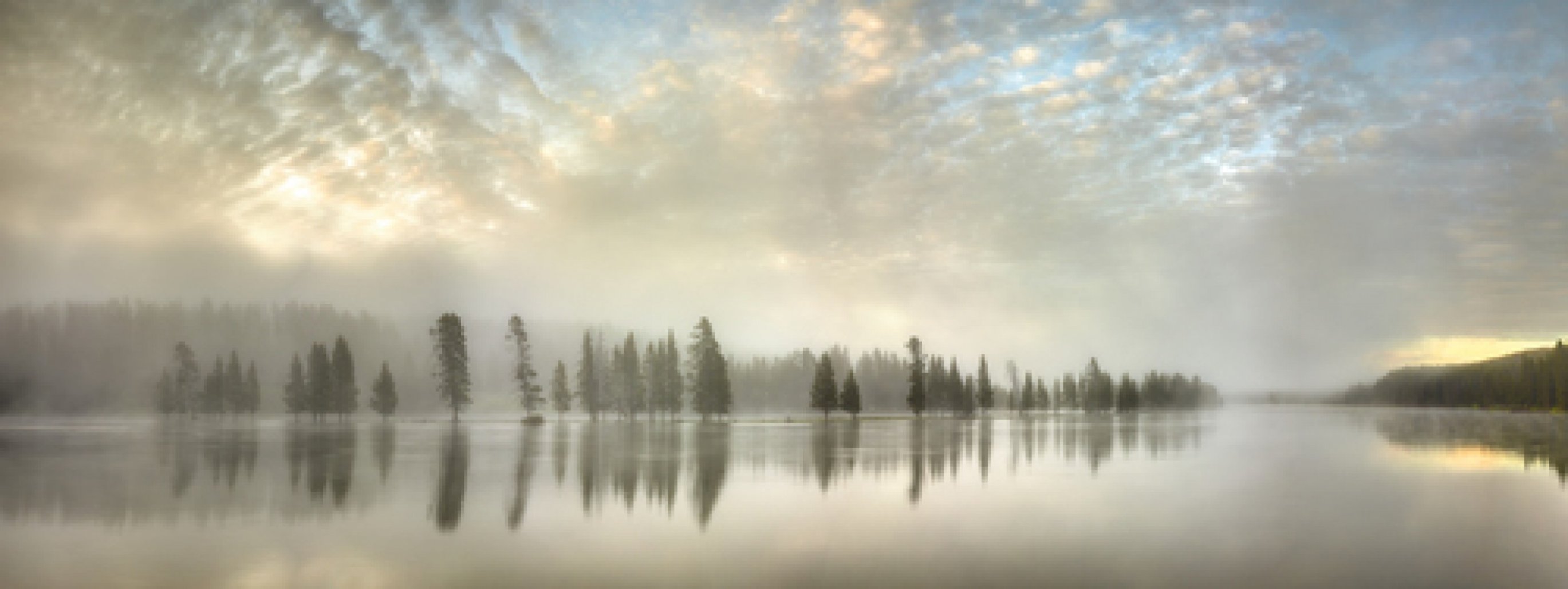 River of Silence, Yellowstone National Park  Wyoming, USA 2011 Panorama by Rodney Lough, Jr. 