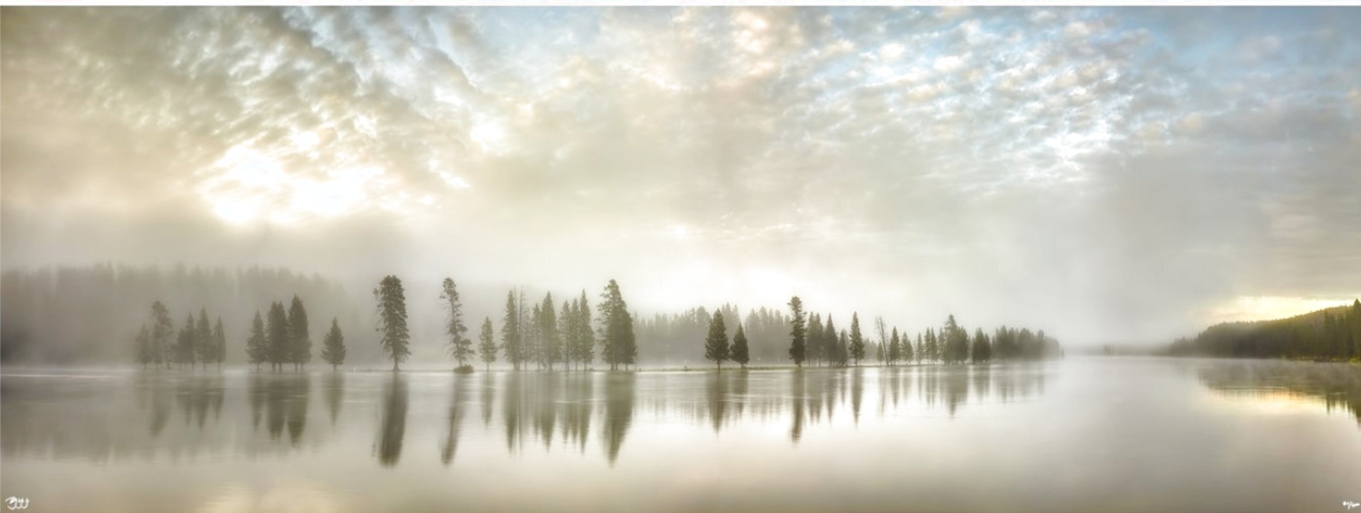 River of Silence, Yellowstone National Park  Wyoming, USA Panorama by Rodney Lough, Jr. 