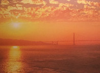 Glisten Golden - San Francisco 15x40  Huge Panorama by Rodney Lough, Jr.  - 0