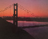 Pale Moon Rising - San Francisco - California Panorama by Rodney Lough, Jr. - 0