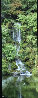 Waterfall in the Garden Panorama by Rodney Lough, Jr. - 1