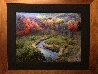 Sweet Autumn Evening - Koa Wood Frame Panorama by Rodney Lough, Jr. - 1