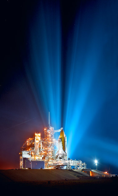 T-minus 19:07 AP  1.8M - Huge Mural Size - Cape Canaveral, Florida Panorama by Rodney Lough, Jr.