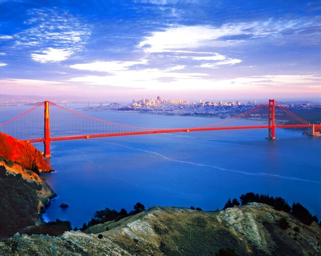 Golden Gate - San Francisco, California Panorama by Rodney Lough, Jr.