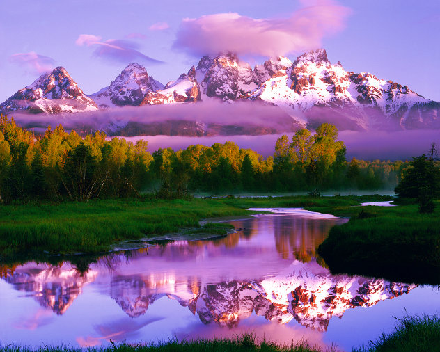 Day Dreaming - Grand Teton NP, WY Panorama by Rodney Lough, Jr.