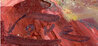 Symphony in Red (Painted Canyon, Near Mecca) 1965 28x33 California - Coachella Original Painting by Ralph Love - 4 Symphony in Red (Painted Canyon, Near Mecca) 1965 28x33 California - Coachella Original Painting by Ralph Love - 4